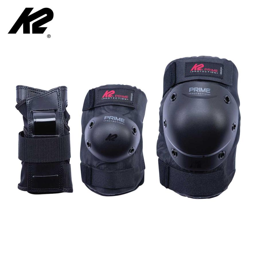 K2〔ケーツー インラインスケート プライム パッドセット プロテクターセット メンズ〕2022 PRIME PAD SET MEN'S 初心者 ローラースケート ローラーブレード | K2（スキー、スノーボード）