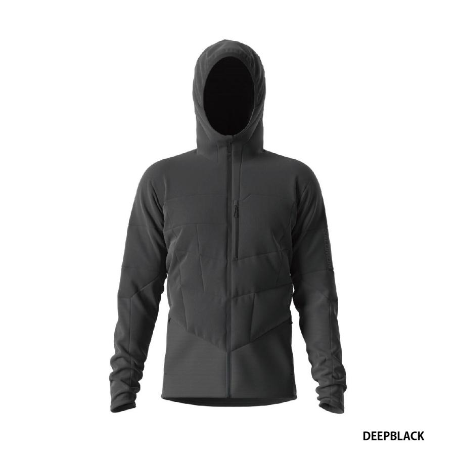 美品 SALOMON スノーフーディジャケット Black Mサイズ 美品 SALOMON スノーフーディジャケット Black Mサイズ - スキー