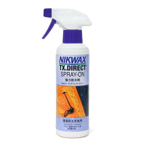 NIKWAX〔ニクワックス〕 TX.ダイレクトウォッシュインスプレーオン TX.DIRECT SPRAY-ON 〔強力防水剤〕 BE016 300ml スキー スノーボード | NIKWAX