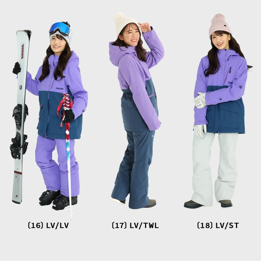 NNOUM スキーウェア レディース スノーウェア スノーボードウェア 女性