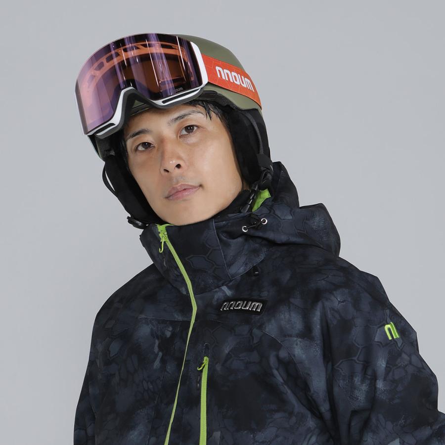 スキーゴーグル スノーボード メガネ 眼鏡対応 フレームレス 平面ダブルレンズ NNOUM ノアム 曇り止め加工 uvカット 収納袋付き | NNOUM | 09