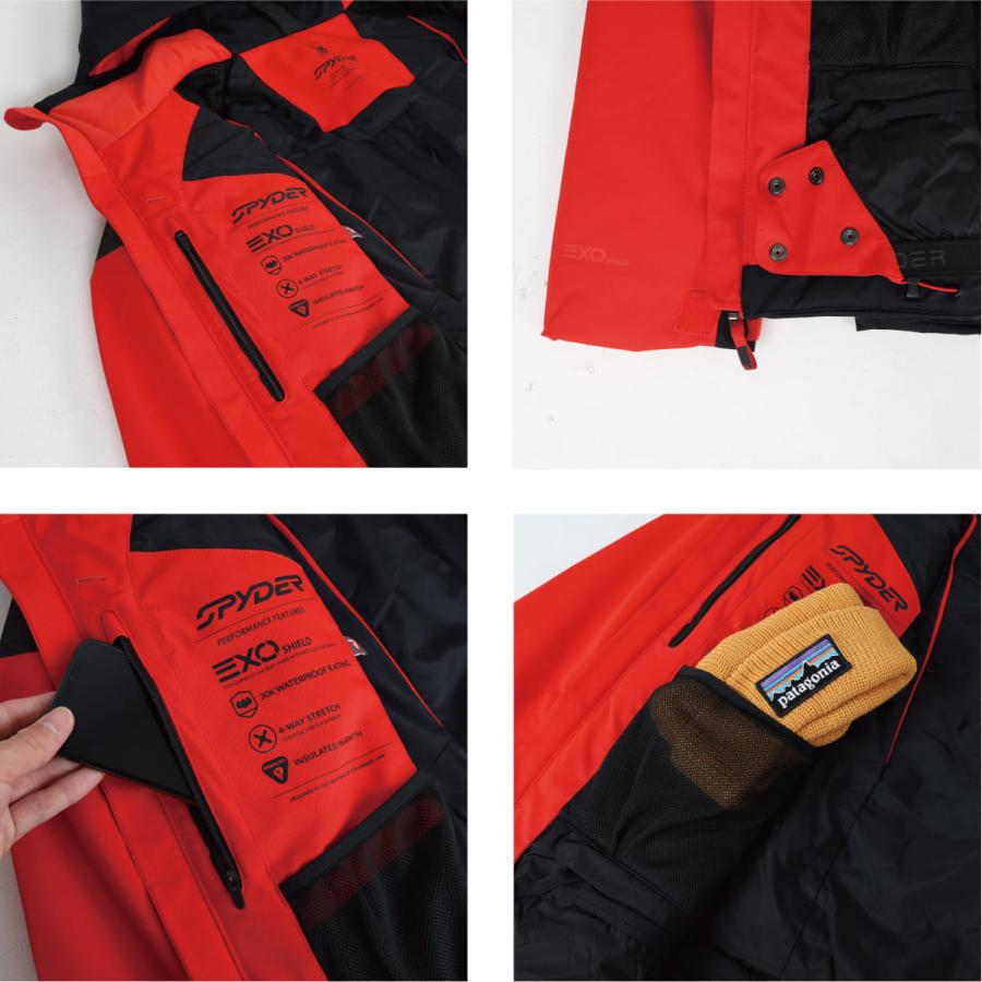 スキーウェア メンズ スキージャケット SPYDER スパイダー ＜2024