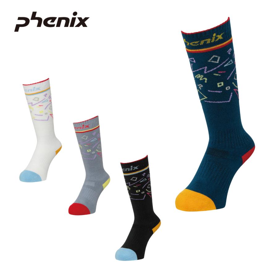 PHENIX フェニックス スキー ソックス 靴下 キッズ ジュニア＜2024＞ESB23SO81 / Pop Star Junior Socks | フェニックス（スポーツ）
