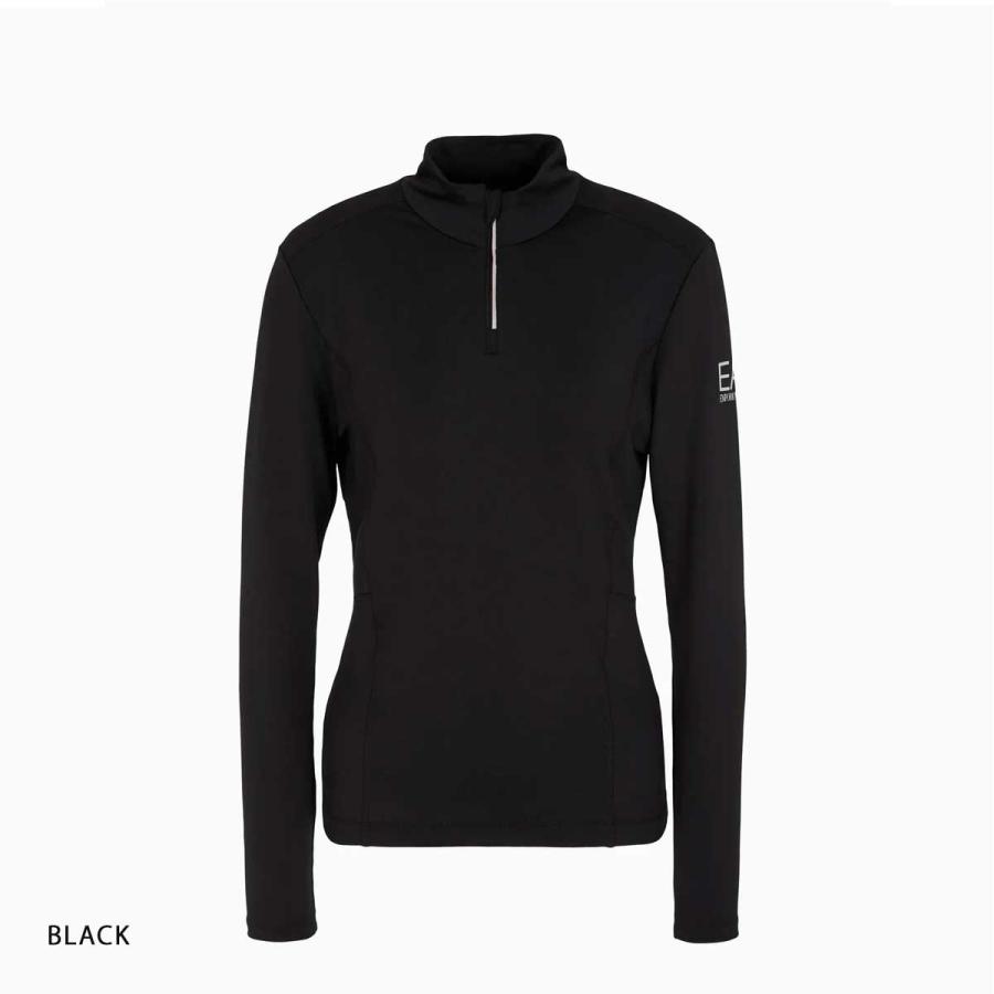 EA7 イーエーセブン スキーウェア アンダーシャツ フリース レディース＜2024＞ 8NTM46 / SKI W KITZBUHEL POWERSTRETCH T-TOP HALFZIP_3