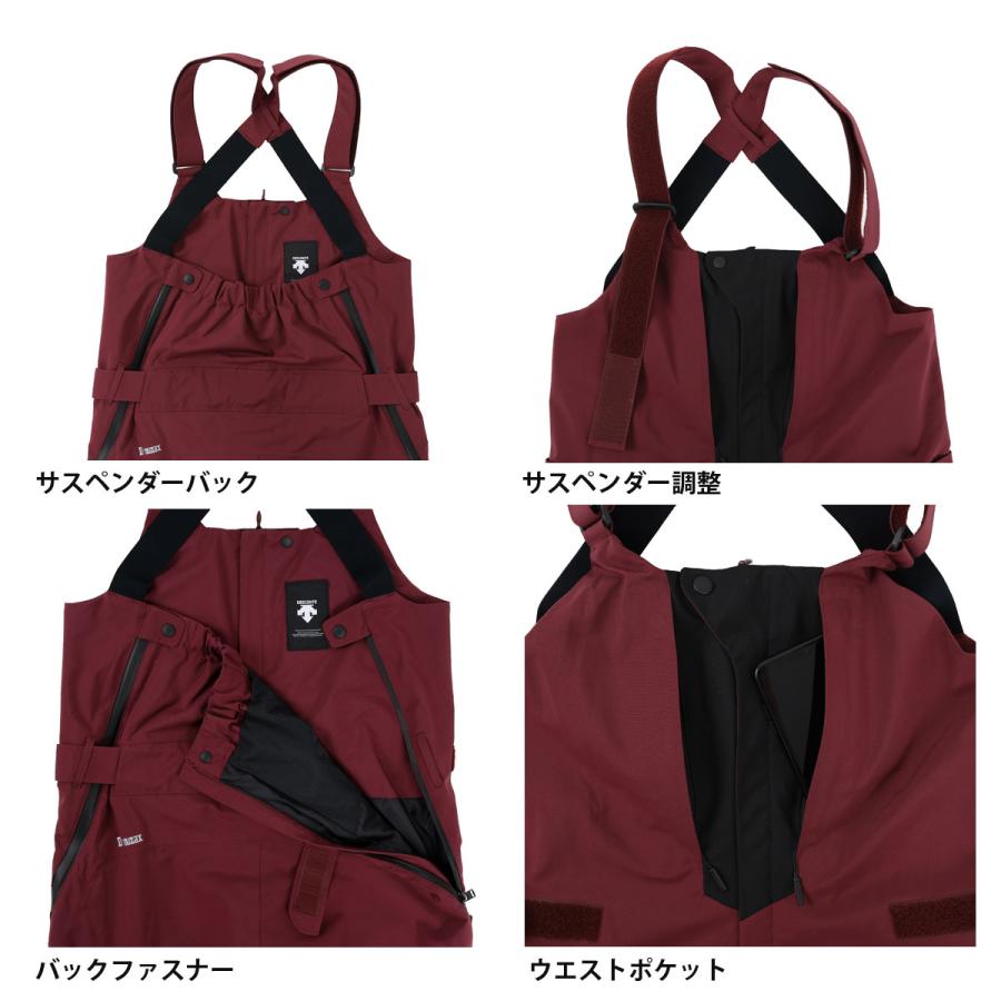 DESCENTE スキーウェア スキーパンツ デサント パンツ ビブ