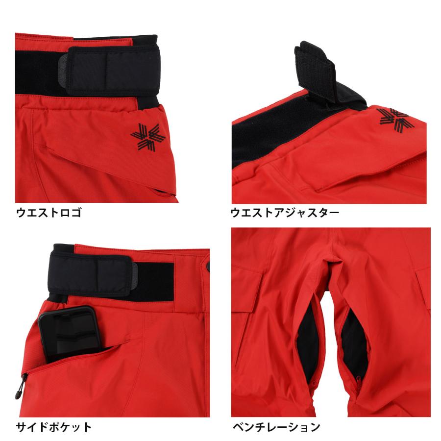 Goldwin ゴールドウイン スキーウェア レッド 上下 ジャケット パンツ GOLDWIN（ゴールドウイン） スキーウェア スキーパンツ パンツ メンズ