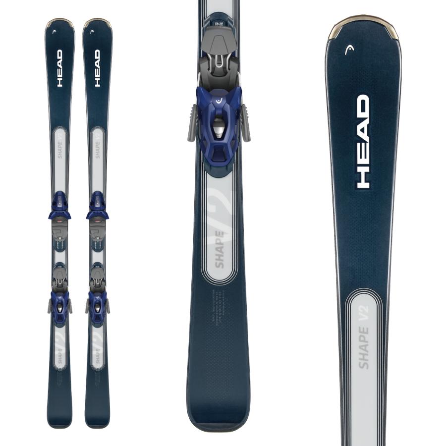 HEAD 2024 SHAPE V2+PR 11 GW ビンディング セット HEAD ヘッド スキー板 メンズ レディース 2024 SHAPE V2 + PR 11