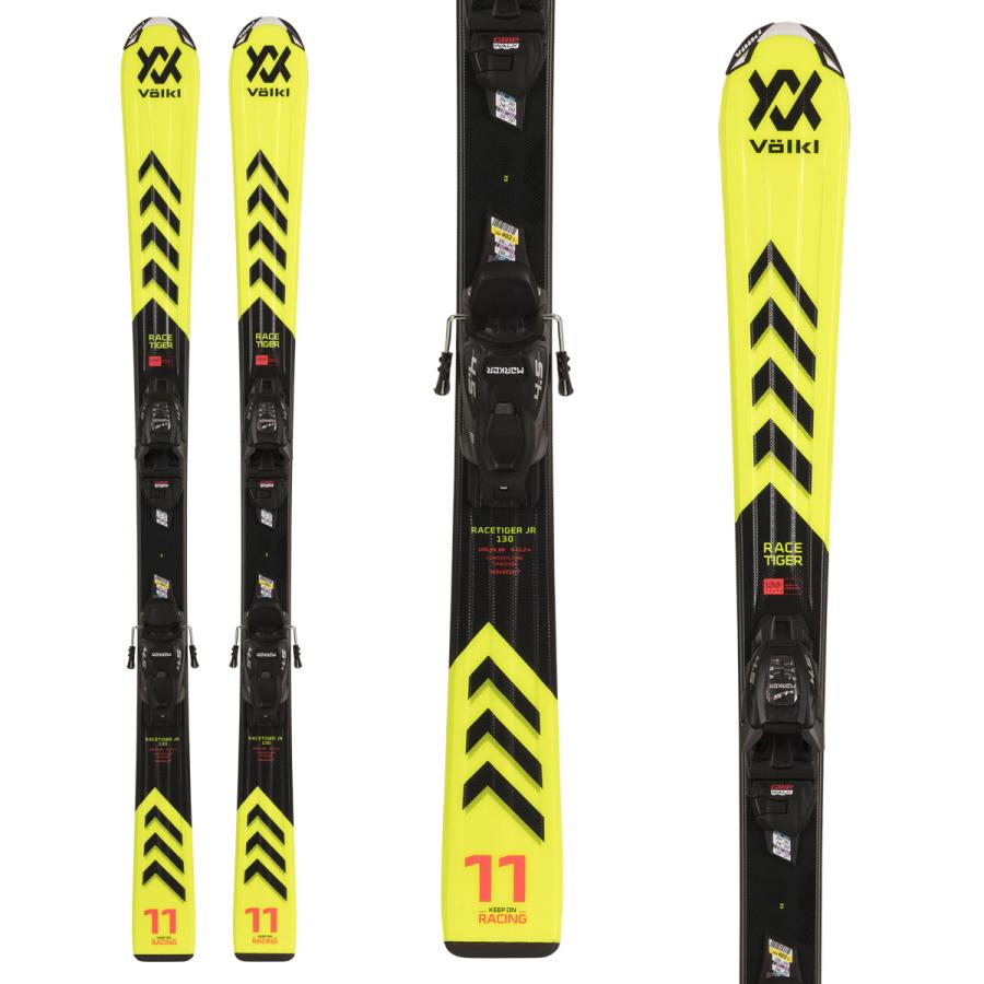 Volkl Racetiger JR 120 スキーセット2シーズン使用 VOLKL（フォルクル） スキー板 キッズ ジュニア＜2024＞ RACETIGER JR