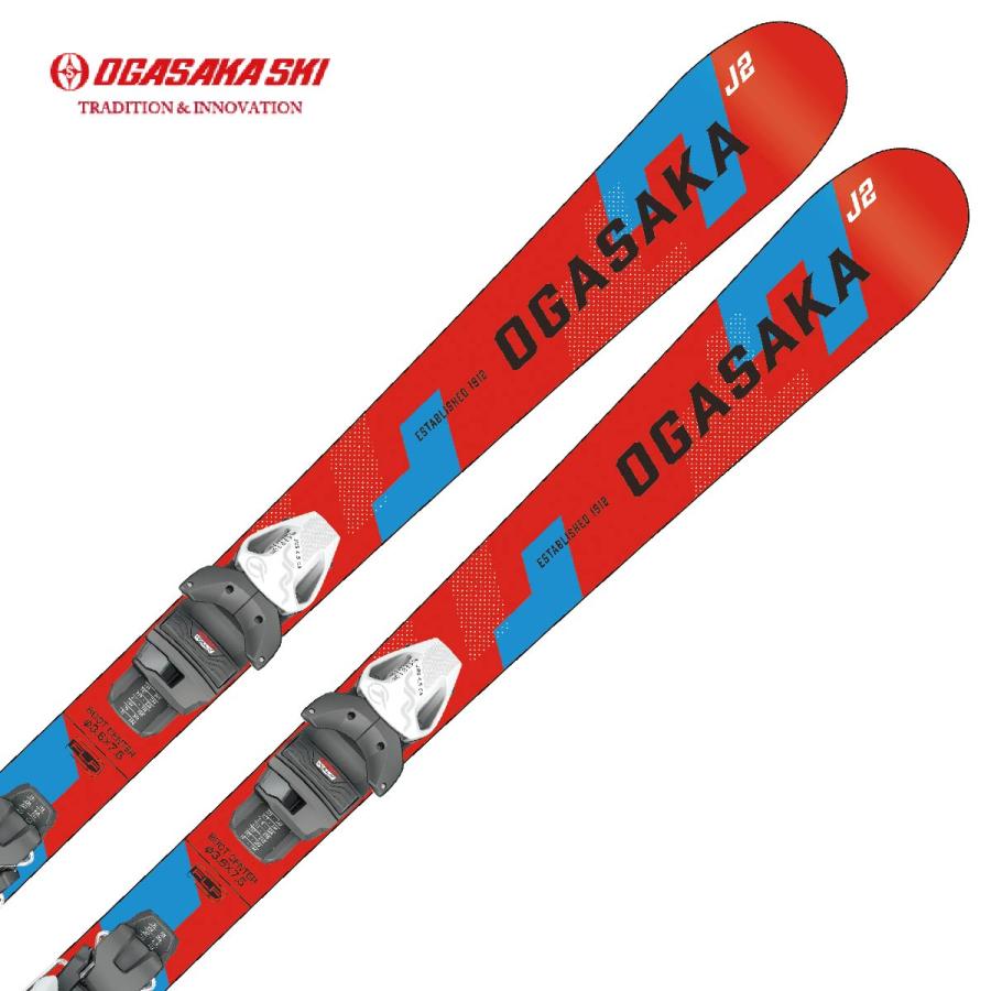 OGASAKA オガサカ スキー板 キッズ ジュニア 2027 JUNIOR 〔ジュニア〕J-2 + JRS 4.5GW ビンディングセット 取付無料 グリップウォーク対応 | OGASAKA