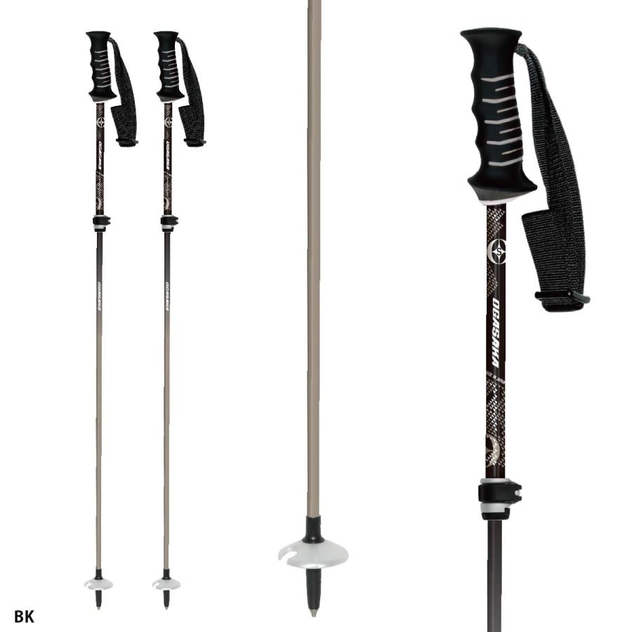 OGASAKA オガサカ　カーボン　 LC ストック　スキー　伸縮可能 OGASAKA オガサカ ポール ストック 伸縮式 ＜2024＞ LC-FS