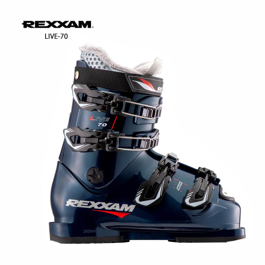 【最終値下げ】スキーブーツ 靴 24 cm Live 70 レグザム　LIVE70 REXXAM（レクザム） スキーブーツ キッズ ジュニア＜2024＞ LIVE-70