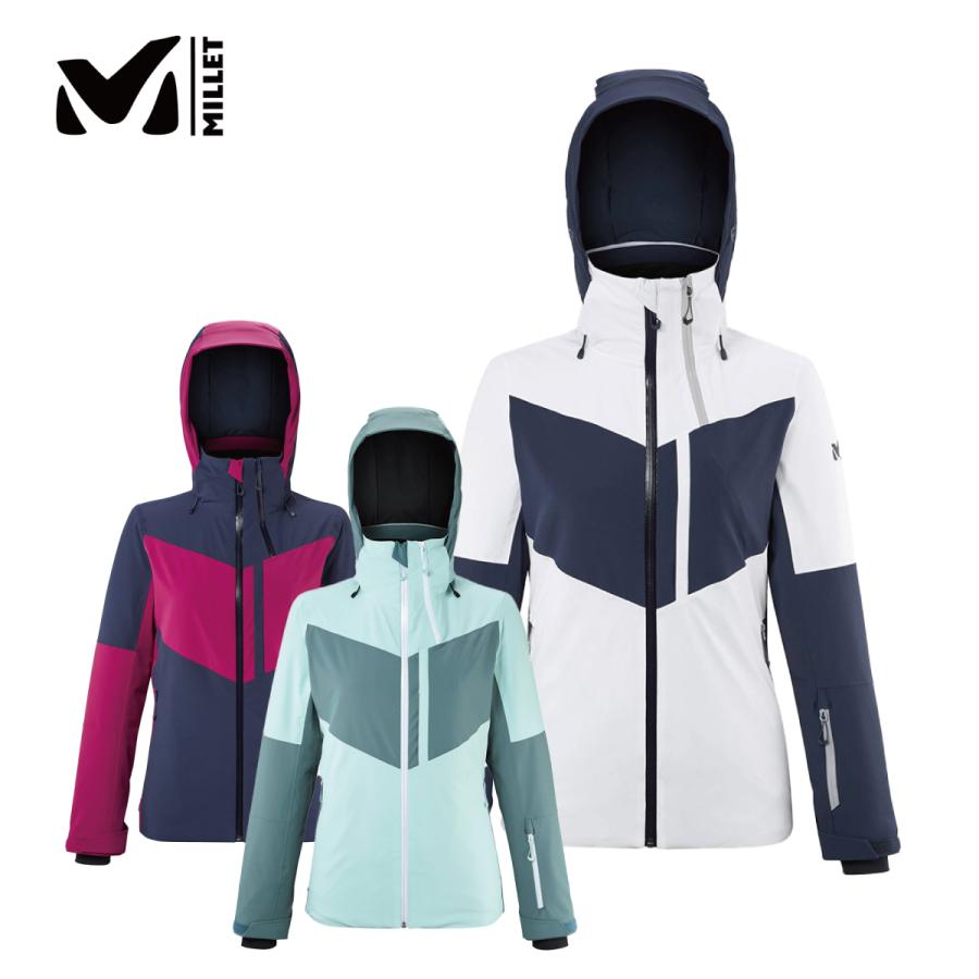 スキーウェア レディース スキージャケット ミレー MILLET ＜2024＞ MIV9223/SNOWBASIN JKT W 【MUJI】