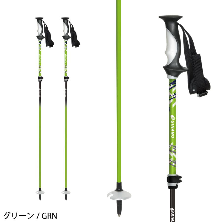 ★お洒落★シナノ　スキーポール ストック 収縮ポール　調整可能　デモ　技術選 ☆お洒落☆シナノ スキーポール ストック 収縮ポール 調整可能