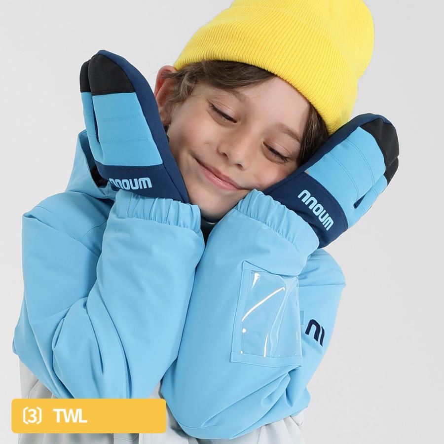 スキー グローブ スノーボード スノボ キッズ ジュニア 手袋 NNOUM ノアム 子供 男の子 女の子 ミトン 3本指 軽量 防寒 スノーグローブ ストレッチ | NNOUM | 07