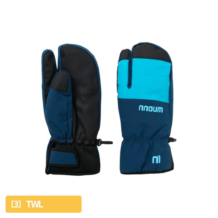スキー グローブ スノーボード スノボ キッズ ジュニア 手袋 NNOUM ノアム 子供 男の子 女の子 ミトン 3本指 軽量 防寒 スノーグローブ ストレッチ | NNOUM | 09