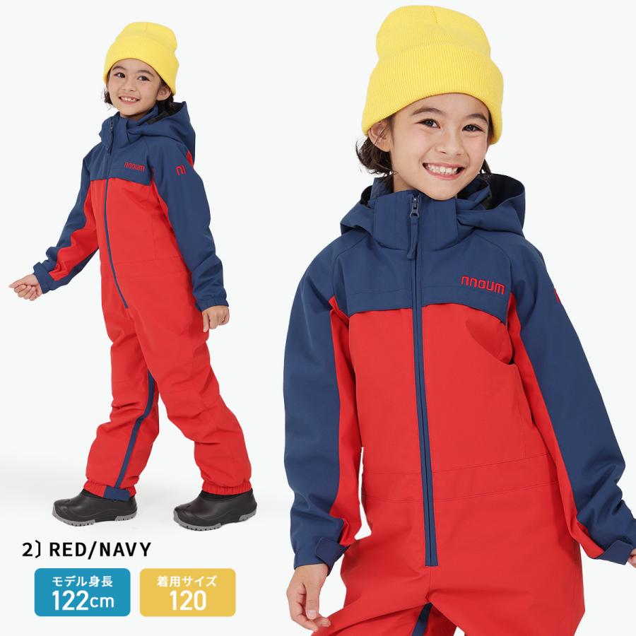 スキーウェア キッズ ジュニア ベビー ワンピース NNOUM ノアム 子供 男の子 女の子 NN23AFOP74J 防寒 保温 フード付き スノボ スノーボード〔SA〕 | NNOUM | 03