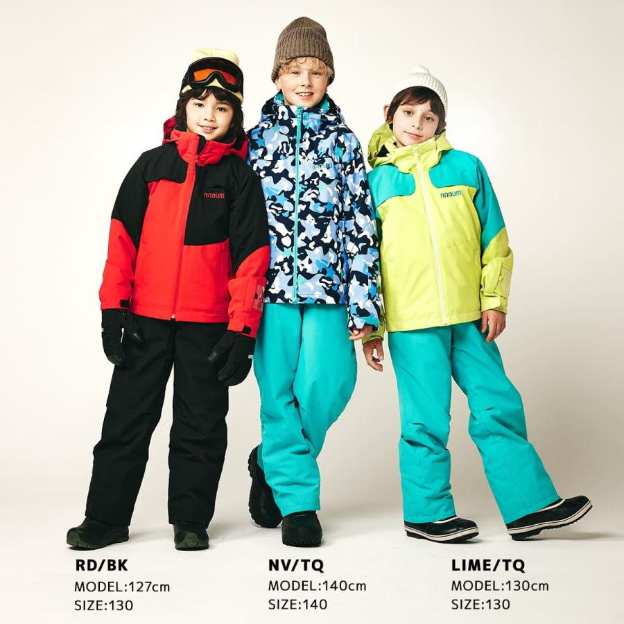 NNOUM スキーウェア キッズ ジュニア 上下セット スノーウェア ノアム