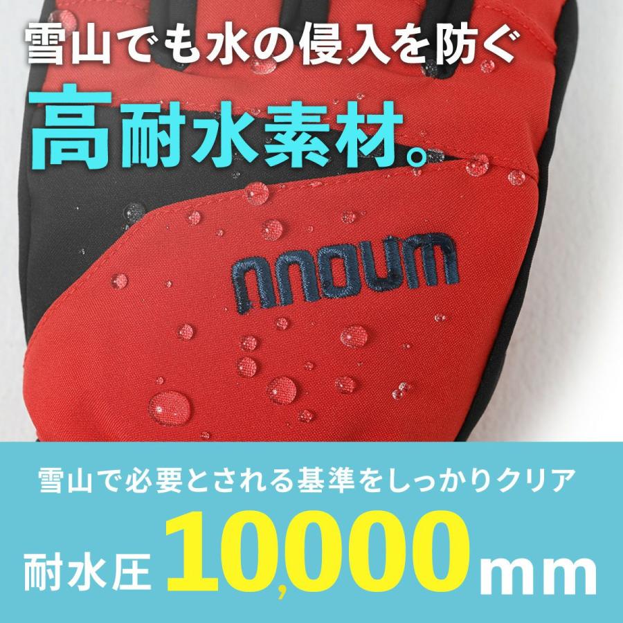 スキーグローブ キッズ ジュニア 手袋 ハイブランドと同工場で安心の品質 NNOUM ノアム 子供 男の子 女の子 軽量 防寒 | NNOUM | 06