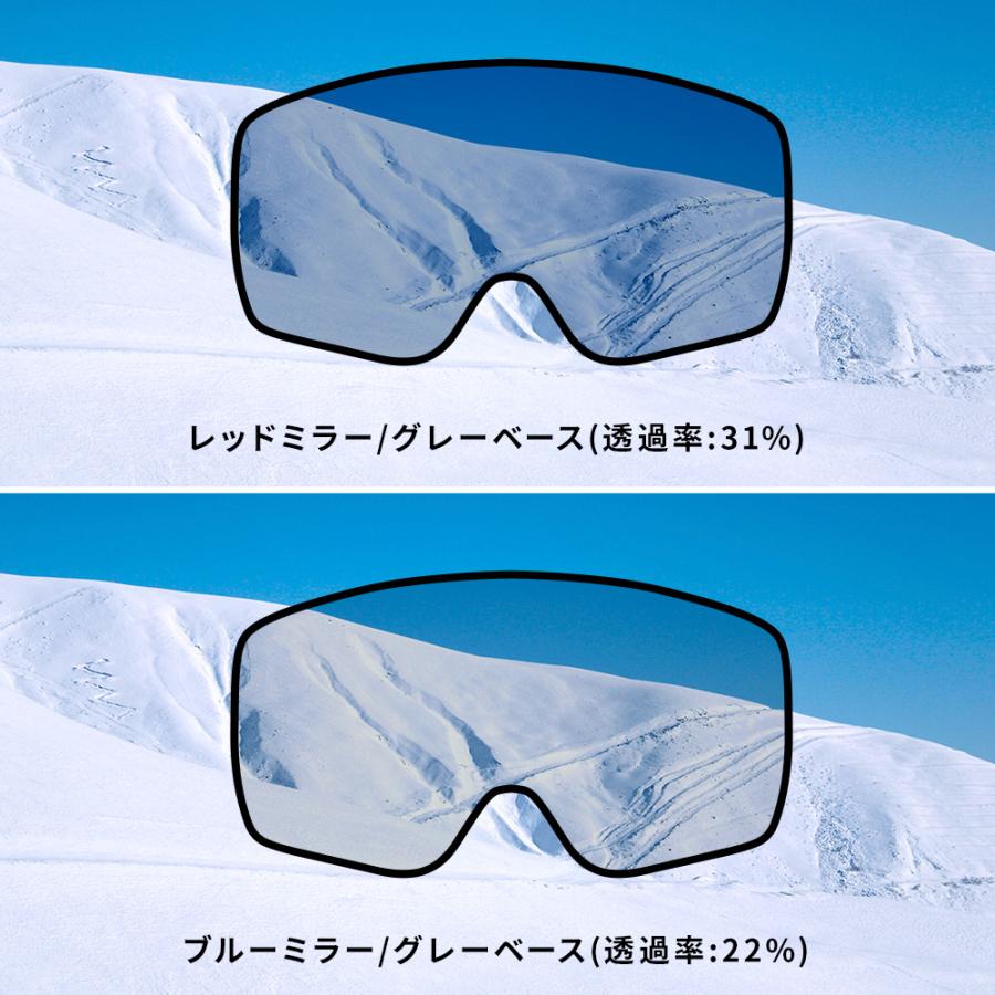 スキーゴーグル スノーボード メガネ 眼鏡対応 平面ダブルレンズ NNOUM ノアム 曇り止め加工 uvカット 収納袋 眼鏡対応 | NNOUM | 20