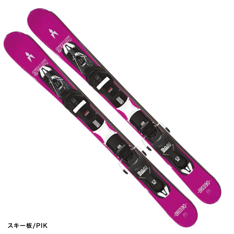 スキー セット 4点 レディース SWALLOW スワロー ショート スキー板 2024 OREO 90 PIK +XPRESS 10 GW B83 +GEN ブーツ 23 CARVE-5 L+ スキーケース｜tanabeft｜02
