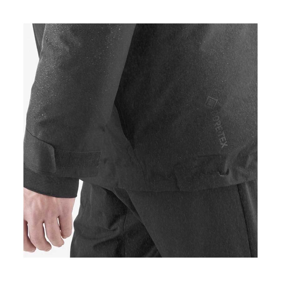 Salomon ブラック スキーウェア SALOMON スキーウェア メンズ スキージャケット サロモン