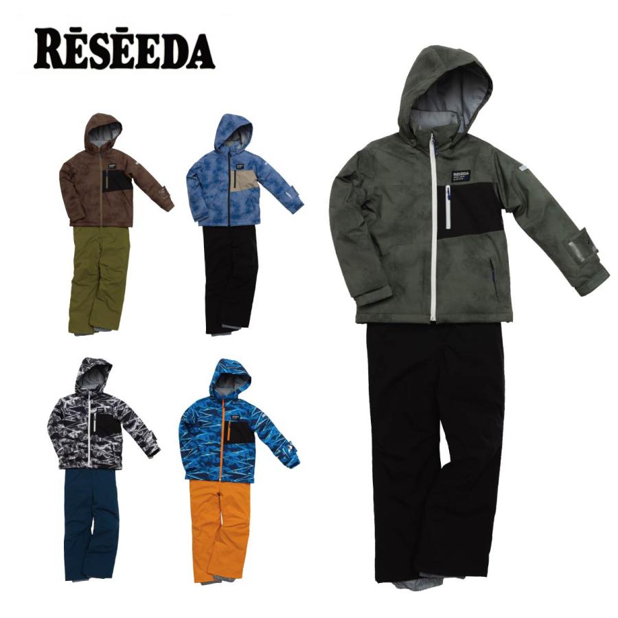 RESEEDA（レセーダ） スキーウェア キッズ スノーウェア ジュニア 上下セット＜2025＞ JUNIOR SUIT RES77002 ...