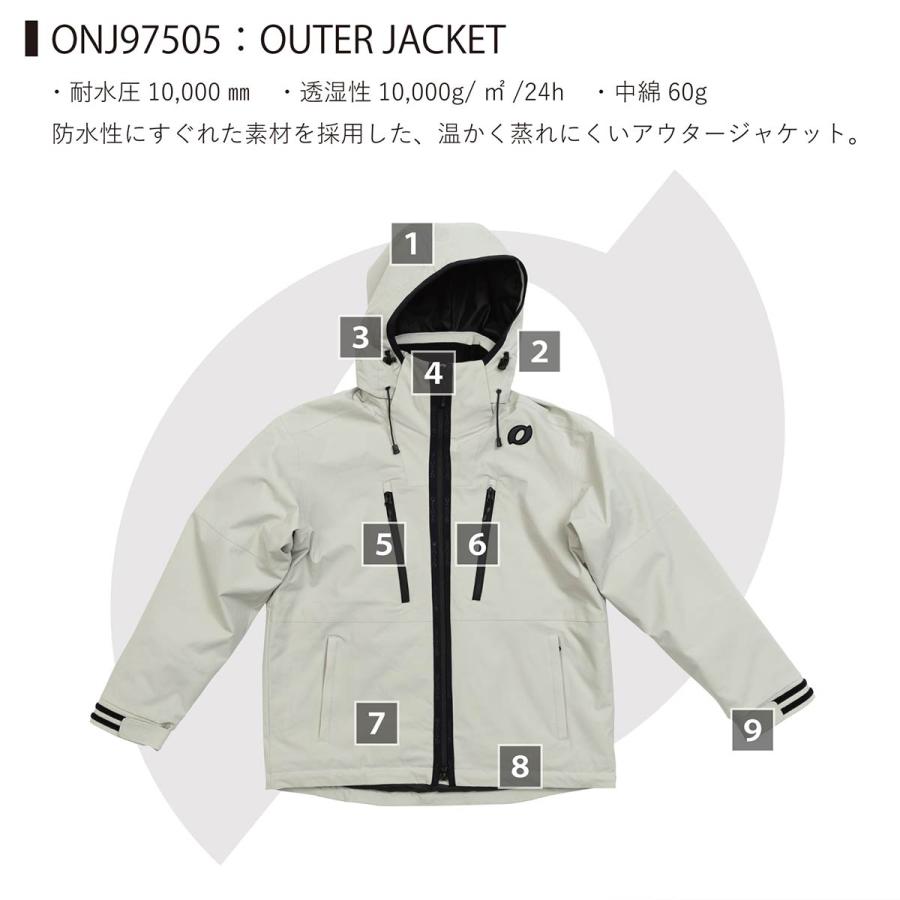 ONYONE オンヨネ スキーウェア ジャケット メンズ レディース＜2025＞ OUTER JACKET / ONJ97505 | オンヨネ | 08