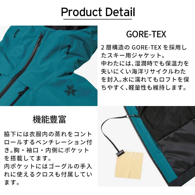 Goldwin 青緑 防水 カタログ外 スキーウェア オピニオン 2024モデル