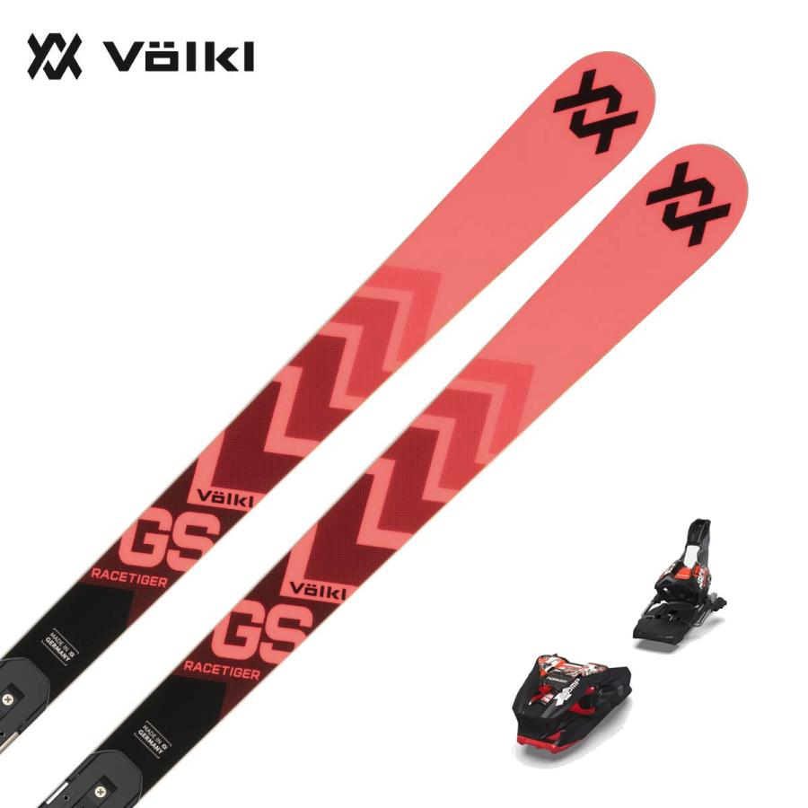 VOLKL フォルクル スキー板 メンズ レディース 2025 RACETIGER GS WC MASTERS + WC PLATE + ＜24＞XCOMP 12 プレート/ビンディング セット 取付無料 | VOLKL