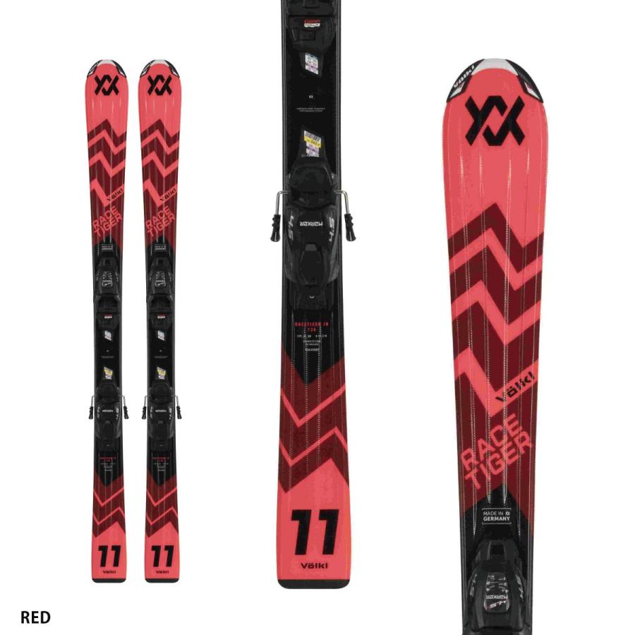VOLKL（フォルクル） スキー板 キッズ ジュニア 2025 RACETIGER JR RED