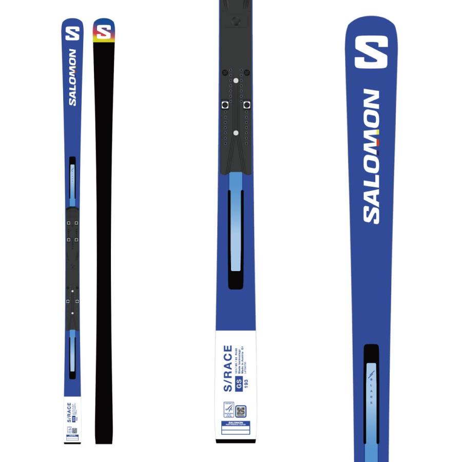 SALOMON サロモン スキー板 メンズ レディース 2026 S/RACE FIS GS 193 30m + ICON RS 16 プレート/ビンディング セット 取付無料 【FIS対応】の画像