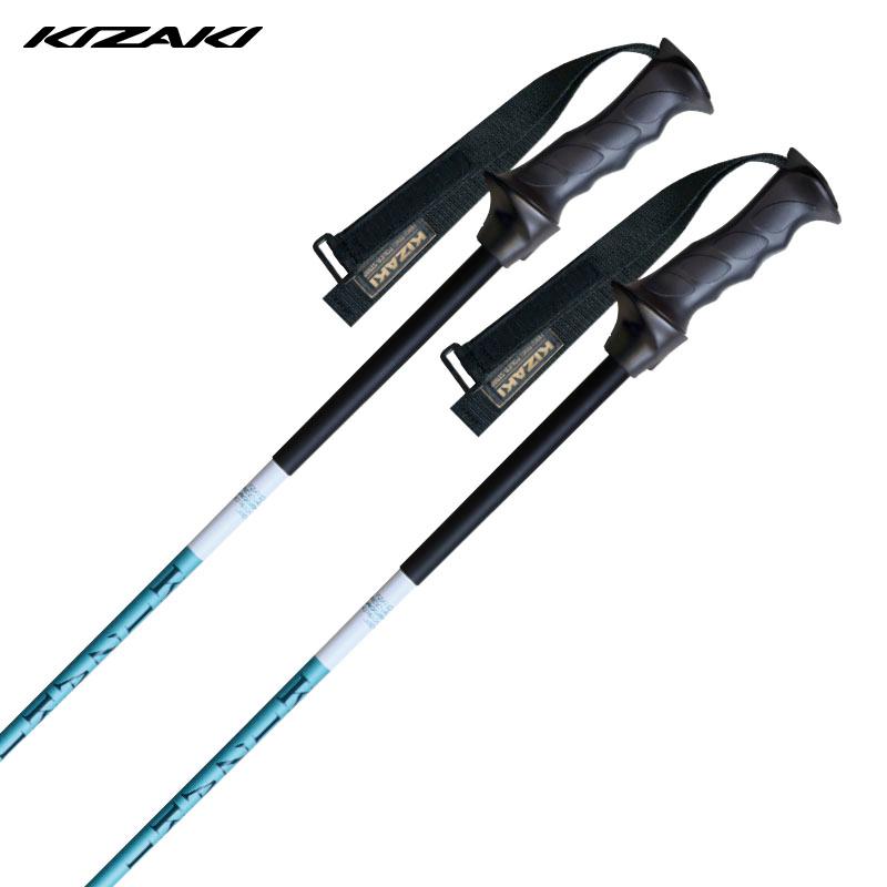 【値下げ中】　KIZAKI スキー用ストック KIZAKI（キザキ） スキー ポール ストック SLカーボン 2027 チーム