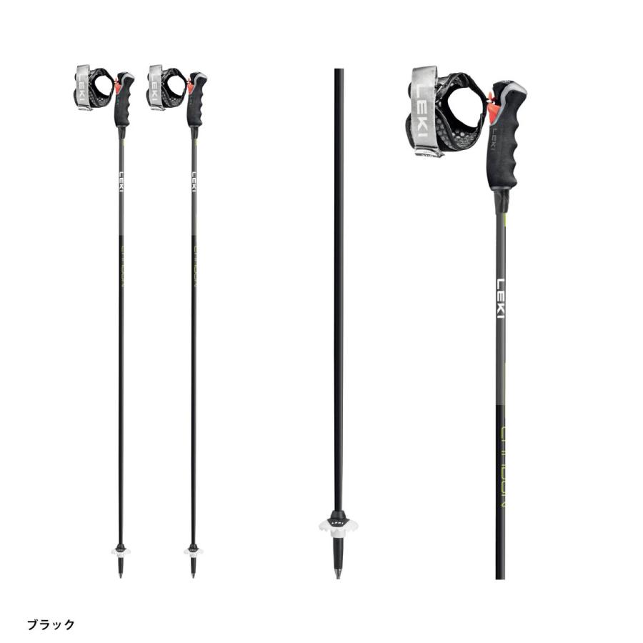 LEKI レキ スキー ポール ストック 2025 CARBON 12 3D / 653 67881