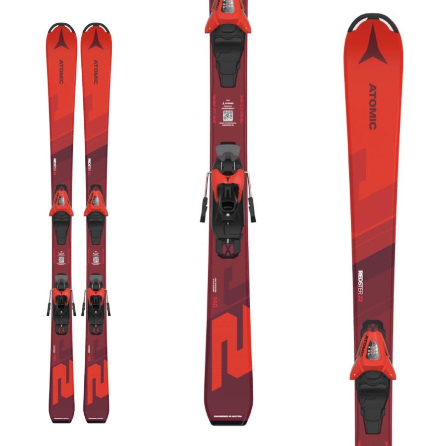 ATOMIC キッズセット130 しー ［美品］ATOMIC ジュニアスキー130 4点