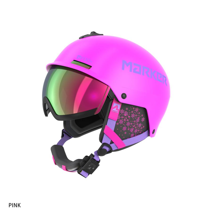 MARKER VIJO マーカー　ジュニア　スキースノボーヘルメット バイザー付 MARKER マーカー スキー ヘルメット キッズ ジュニア＜2026