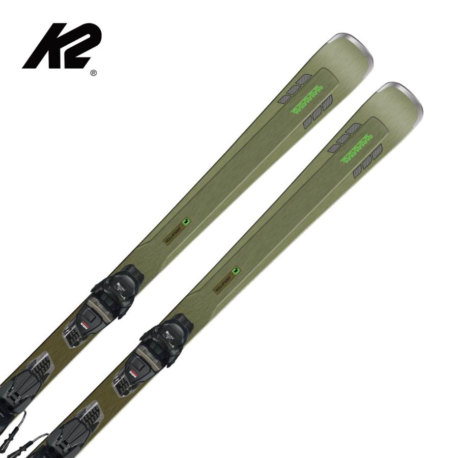 K2 スキー板 DISRUPTION 78C グリーン/ブラックビンディング付 K2 Disruption 78C Women's Skis 2024 | K2 Skis and K2