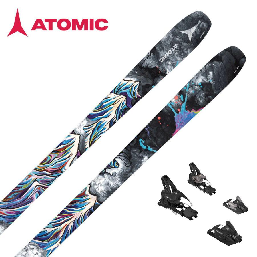 Atomic スキー板　 Salomonビンディング ポール&カバー付き ATOMIC アトミック スキー板 2025 BENT 90 + サロモン STRIVE 14 GW