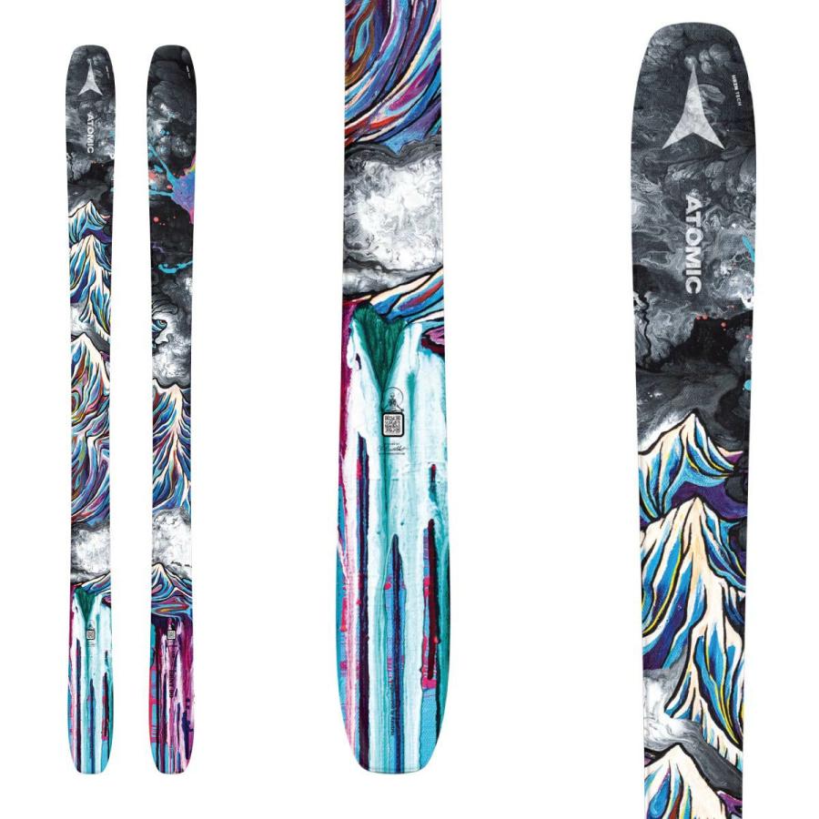 Atomic スキー板　 Salomonビンディング ポール&カバー付き ATOMIC アトミック スキー板 2025 BENT 90 + サロモン STRIVE 14 GW