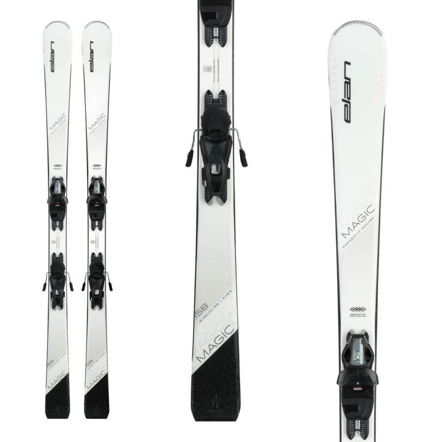 ELAN エラン スキー 板 ホワイト 白 146 レディース elan ELAN エラン スキー板 レディース＜2024＞WHITE MAGIC LS+
