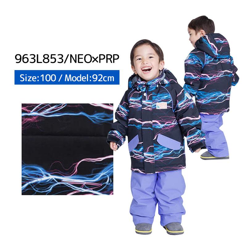 キッズ レセーダ スノーウェア 上下セット(RES56003) 120cm RESEEDA（レセーダ） スキーウェア キッズ スノーウェア ジュニア 上下