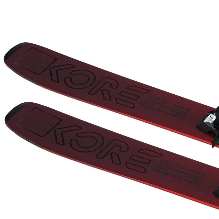 HEAD 99 スキー板 黒/赤 HEAD ヘッド スキー板 メンズ レディース 2025 KORE 99 [315434] +