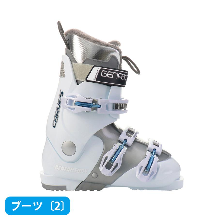 スキー板 スキーセット レディース スキー3点セット〔初級 スターター