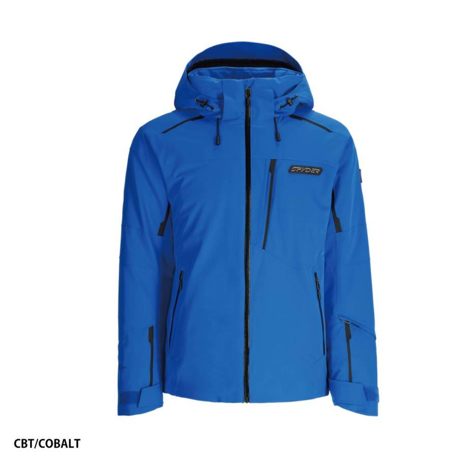 未使用 SPYDER スキーウェア メンズS LEADER JACKET 青 SPYDER スパイダー スキーウェア アウター ジャケット メンズ