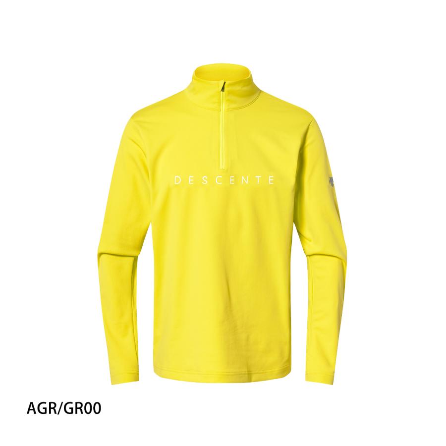DESCENTE インナーウェア M イエロー TD-0701 DESCENTE（デサント） スキーウエア アンダーシャツ セカンドレイヤー