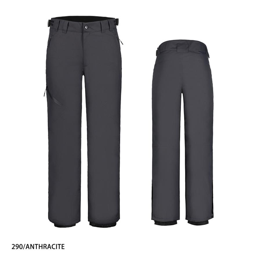 ICEPEAK 防水スキーウェア グレー ICEPEAK 防水スキーパンツ　黒 ICEPEAK 防水スキーウェア グレー ICEPEAK 防水スキーパンツ 黒