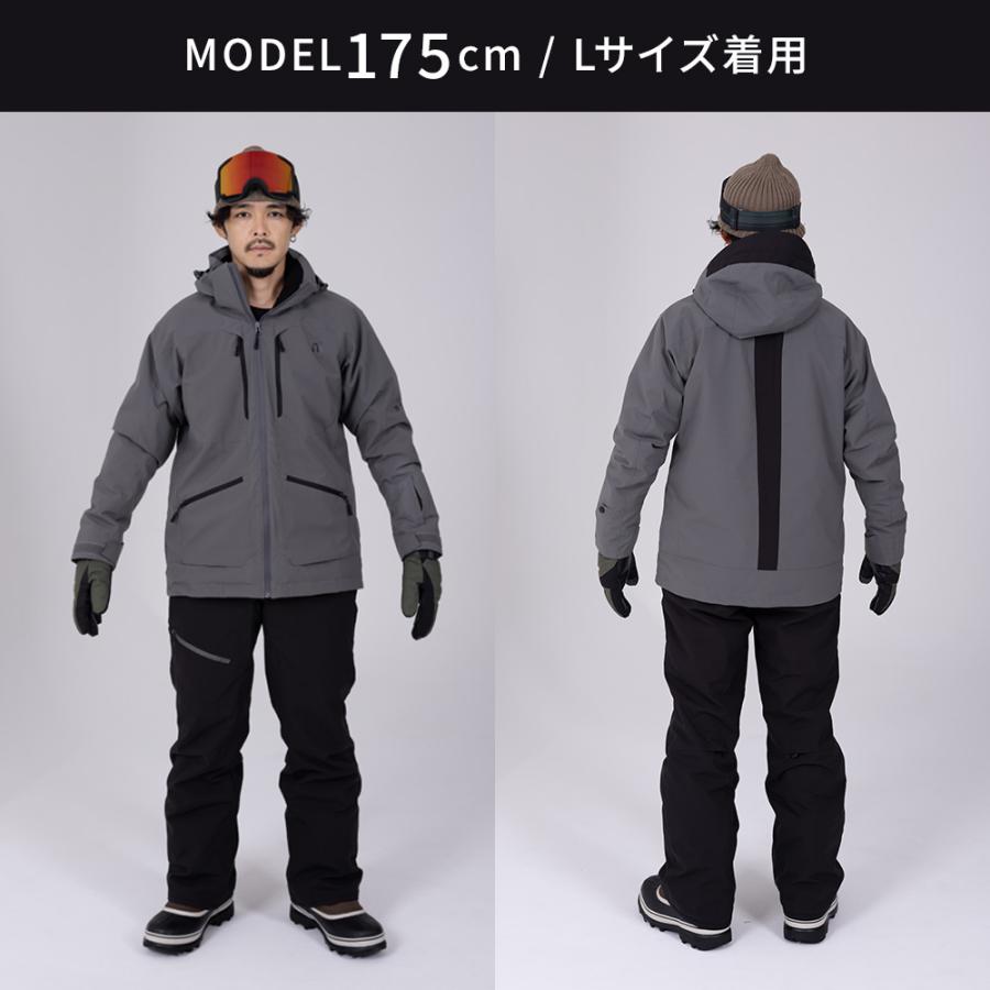 NNOUM 【全品P10倍！8日23時59まで】スキーウェア メンズ 上下セット