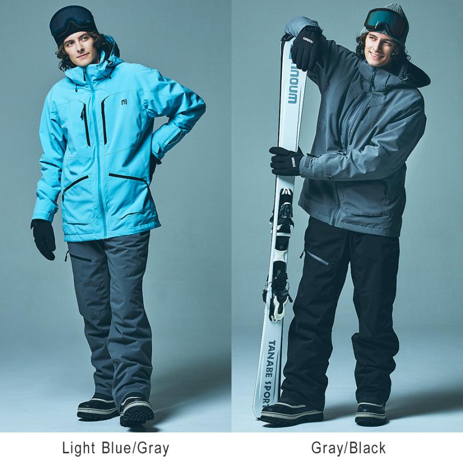 NNOUM スキーウェア メンズ 上下セット ハイブランドと同工場で