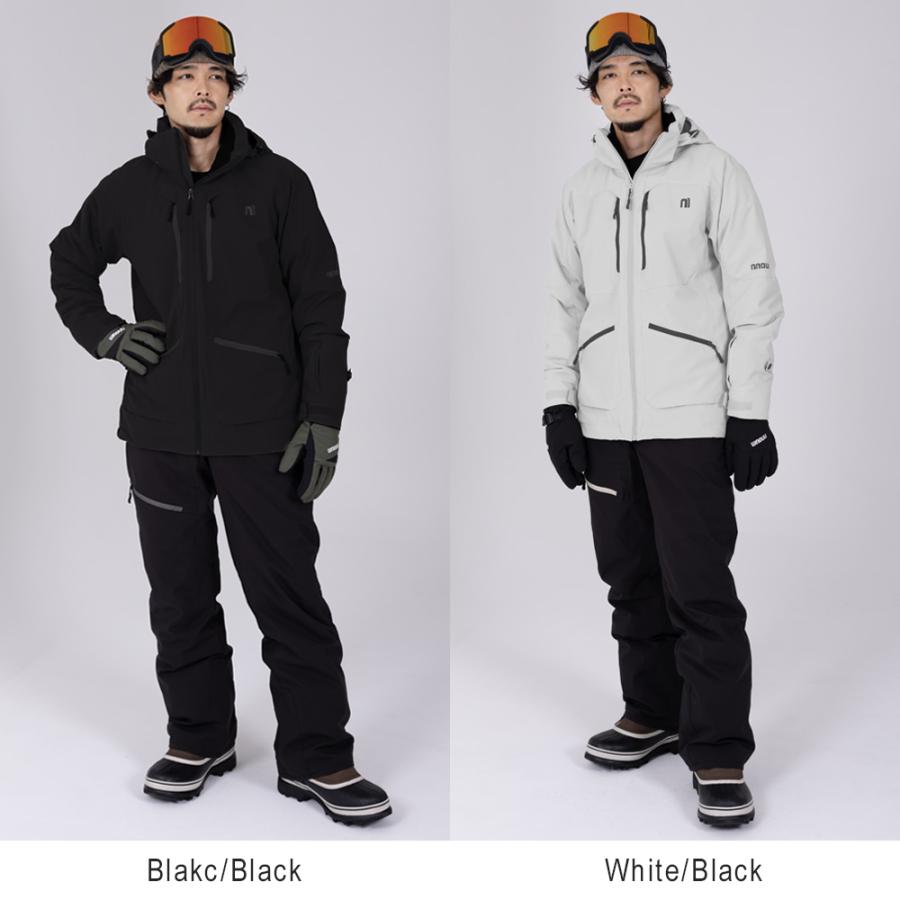 NNOUM スキーウェア メンズ 上下セット ハイブランドと同工場で安心の