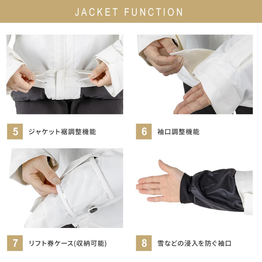 NNOUM スキーウェア レディース 上下セット ハイブランドと同工場で