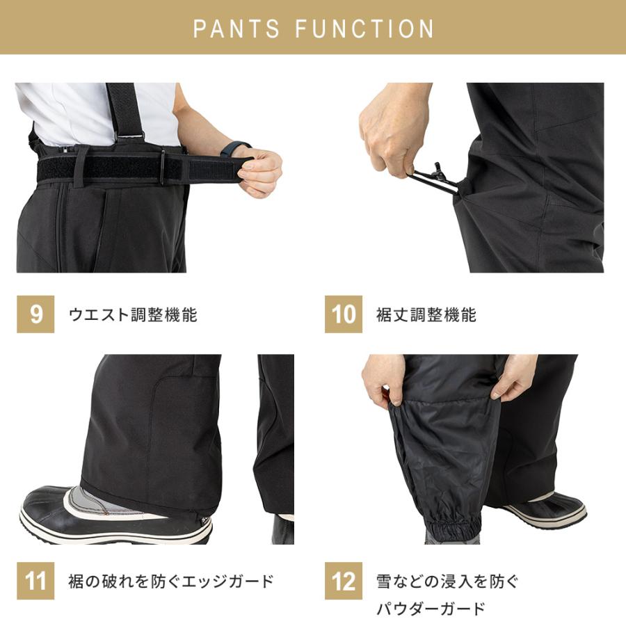 NNOUM スキーウェア レディース 上下セット ハイブランドと同工場で